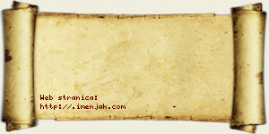 Jana Pavić vizit kartica